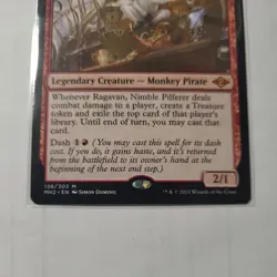 MTG Magic the Gathering Ragavan, Nimble Pilferer (138/765) Modern Horizons 2 NM - Image 3