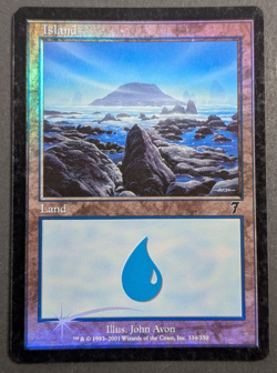 MTG Card - 1x Island (334) - Seventh (7th) Edition - LP Foil Magic The Gathering - Image 1