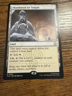 MTG Magic The Gathering Avatar Rare Abandoned Air Temple - Image 1