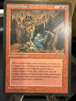 MTG Magic the Gathering Homelands Orcish Mine - Image 1