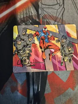 Scarlet Spider, Ben Reilly Art Card (Gold-Stamped Signature) 38 Spider-Man - Image 2