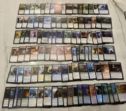 MTG Magic The Gathering Card Lot #214, 100+ Card Lot. Includes 10 FOILS - Image 1