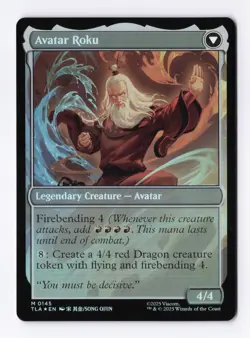 The Legend of Roku (Foil) 0145 (M) MTG Avatar: The Last Airbender (TLA) - Image 2