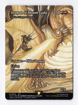 Dragon of Mount Gulg (Showcase) 12 (M) MTG Final Fantasy: Through the Ages (FCA) - Image 1