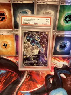 Pokemon Thundurus TCG Promo 209 Holo Rare Black Bolt PSA 9 - Image 1