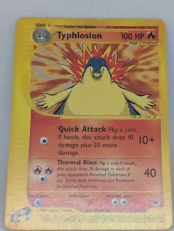 Typhlosion 064/165 Expedition Base Set Non-Holo Rare Pokemon TCG Nintendo LP - Image 3