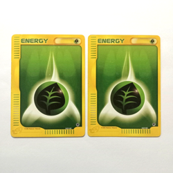 Pokemon Expedition TCG E-Reader Grass Energy 162/165 MP/HP Lot - Image 1