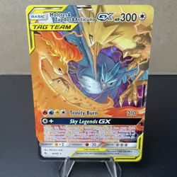 Pokemon TCG Moltres Zapdos Articuno GX 44/68 Hidden Fates NM/Mint Condition - Image 1