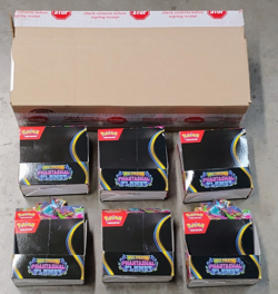 Pokemon (6) *EMPTY Mega Evolution Phantasmal Flames Booster Display Box NO Packs - Image 1