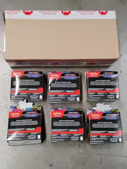 Pokemon (6) *EMPTY Mega Evolution Phantasmal Flames Booster Display Box NO Packs - Image 4