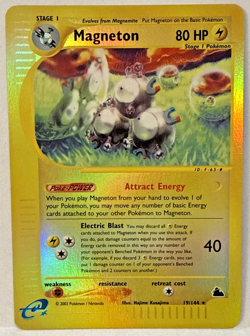 Magneton 19/144 Skyridge Reverse Holo Rare Pokemon TCG Nintendo LP - Image 1