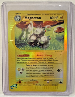 Magneton 19/144 Skyridge Reverse Holo Rare Pokemon TCG Nintendo LP - Image 2
