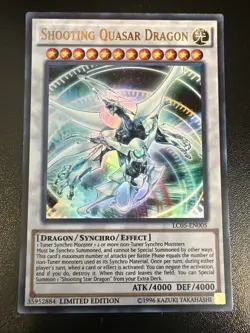 Yugioh- 1X Shooting Quasar Dragon - Ultra Rare - Limited - LC05-EN005 - LP - Image 1