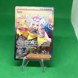 Iono 269/193 Sv02: Paldea Evolved Pokemon SIR Holo Card English NM - Image 1