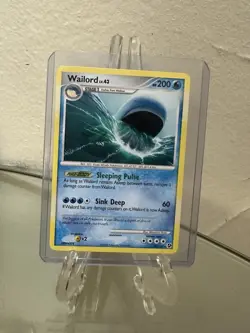 Pokemon TCG Wailord Great Encounters, Regular Rare Card 30/106 LP - Image 1