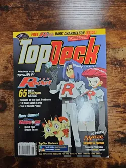 TOP DECK Magazine vol 2 issue 6 POKEMON MTG MAY 2000 - NO BOOSTER OR CARD - Image 1