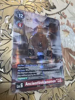 Digimon Card Game AncientVolcanomon Alternate Art Foil BT18-017 Tamers Selection - Image 1