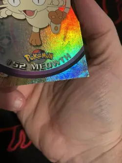 Meowth #52 2000 TOPPS CHROME HOLO Pokemon Card Rare READ - Image 3