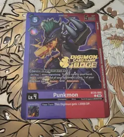 Digimon Card Game Punkmon Judge Foil BT20-069 Promo - Image 1