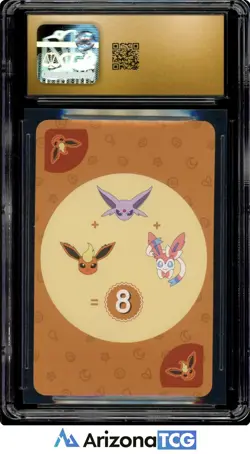 Pokemon Flareon Pokemon Playing Cards Eevee Edition Korean BLACK LABEL CGC 10 - Image 2