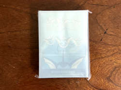 FAST SHIP Pokemon TCG Official Vaporeon Card Sleeves S-Chinese Sun & Moon Sealed - Image 2