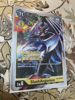 Digimon Card Game Fest SlashAngemon BT1-062 Promo Stamped - Image 1