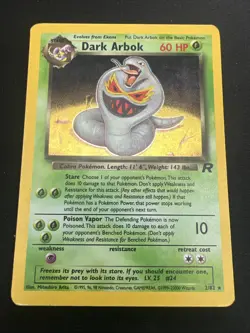 Dark Arbok 2/82 Rocket Set Vintage Pokemon Holo 2 Card Lot - Image 2