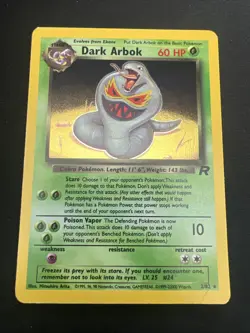 Dark Arbok 2/82 Rocket Set Vintage Pokemon Holo 2 Card Lot - Image 4