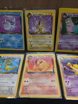 Pokemon Dark Vintage Lot Non-Holo And Holo,Dark Slowbro Holo Etc. 10 Card Lot - Image 4
