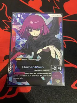 Gundam Card Game Haman Karn R+ GD02-091 NEAR MINT - Image 2