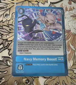 Digimon Card Game Navy Memory Boost! LM-046 Promo Billion Bullet Limited AUC7 - Image 1