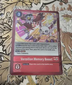 Digimon Card Game Vermilion Memory Boost! LM-045 Promo LM-06 Billion Bullet AUC4 - Image 1