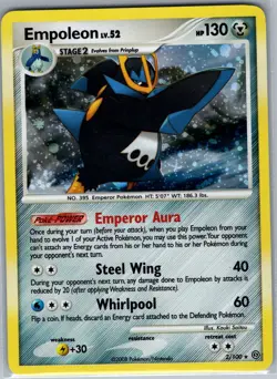 Empoleon 2/100 Holo Stormfront - Pokemon Card - NM - Image 1