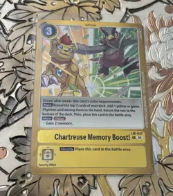 Digimon Card Game Chartreuse Memory Boost! LM-047 Promo LM06 Billion Bullet AUC4 - Image 1