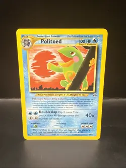 Pokemon Card - Politoed Neo Discovery 27/75 Rare - Image 3