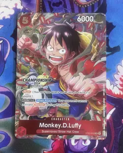 Monkey D Luffy CS 2024 Celebration Pack ST01-012 One Piece Promo Card - Image 1