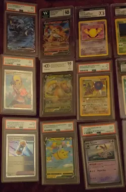 Pokemon 25 Graded Card Lot 16 CGC, 7 PSA, 1 BCCG, and 1 WCG - Image 4