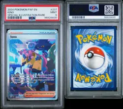 PSA 9 Iono 237/091 Paldean Fates Special Illustration Rare Pokemon Card - Image 3