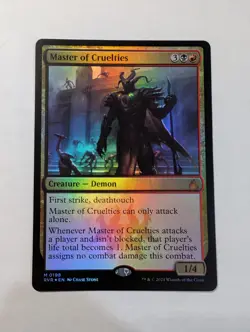 Master of Cruelties - Ravnica Remastered - Foil - 0198 - NM - Image 1