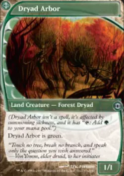 1x Dryad Arbor Moderate Play MTG Magic - Kid Icarus - - Image 1