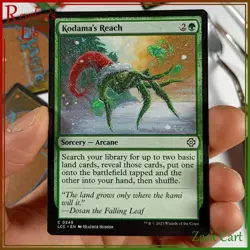 Kodama's Reach Altered Art - Hand Painted MTG Alter - Magic - Christmas - Image 1