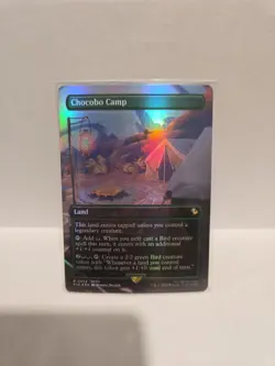 Chocobo Camp (Borderless) Commander: Final Fantasy Foil Near Mint - Image 1