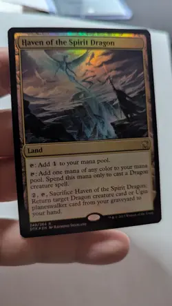 1x FOIL HAVEN OF THE SPIRIT DRAGON NM - DTK Magic MTG x1 - Image 1