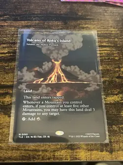 Volcano of Roku's Island - Valakut, the Molten Pinnacle (Borderless) Avatar: The - Image 1