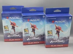 Magic The Gathering Avatar 3-Booster Play Pack ×3-Nine Total Boosters - Image 1