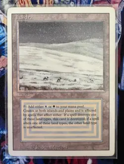 MTG Magic The Gathering - Tundra - Revised Edition (Exellent Condition) - Image 1