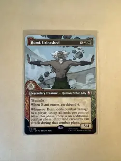 MTG Bumi, Unleashed TLA 0348 M NM Regular Showcase - Image 1