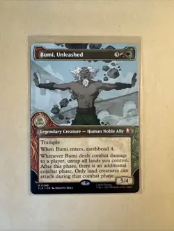 MTG Bumi, Unleashed TLA 0348 M NM Regular Showcase - Image 2