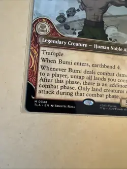 MTG Bumi, Unleashed TLA 0348 M NM Regular Showcase - Image 3