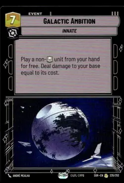 Star Wars Unlimited - Galactic Ambition 235 Spark of Rebellion SOR NM X1 - Image 1